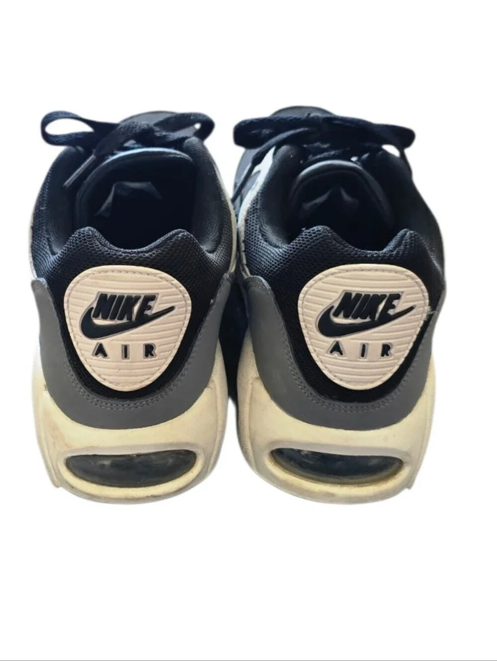 Nike Air Max Men's 7.5 Women's 9  Black White Gray Sneakers